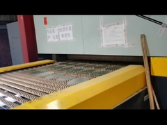 het aangemaakte glas produceren